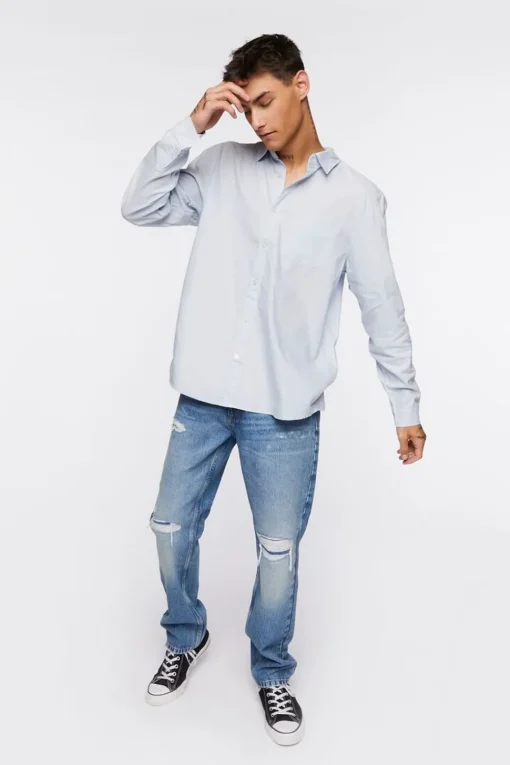 Cotton Button-Up Shirt