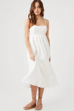 Cotton Cami Midi Dress