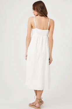 Cotton Cami Midi Dress