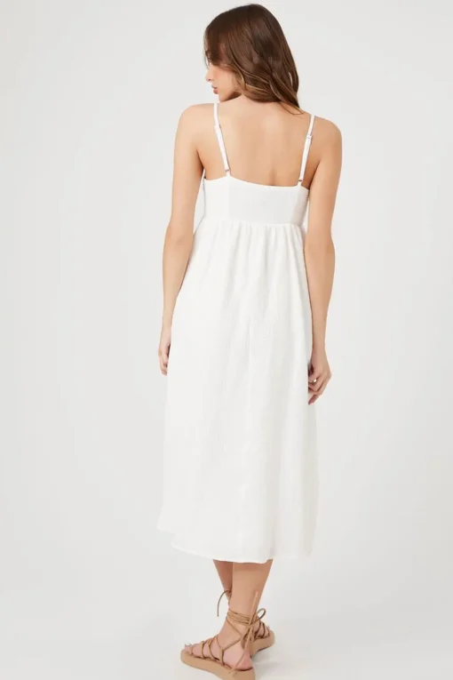 Cotton Cami Midi Dress