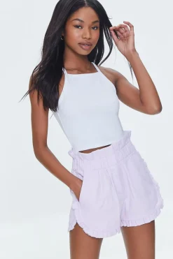 Cotton Paperbag Shorts