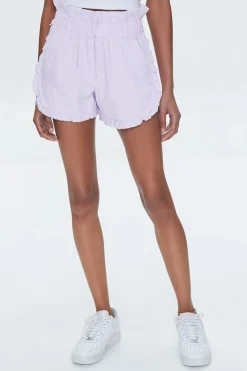 Cotton Paperbag Shorts