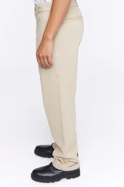 Cotton Straight-Leg Pants