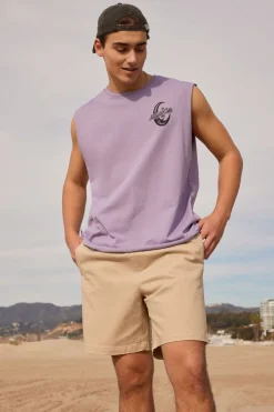 Cotton-Blend Drawstring Shorts