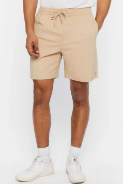 Cotton-Blend Drawstring Shorts