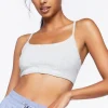 Cotton-Blend Longline Sports Bra