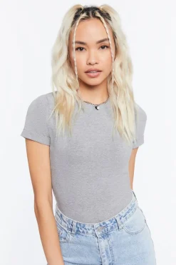 Cotton-Blend Tee Bodysuit