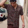 Crescent Moon Print Shirt