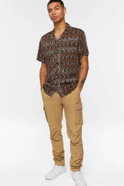 Crescent Moon Print Shirt