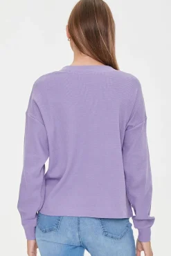 Crew Drop-Sleeve Crop Top