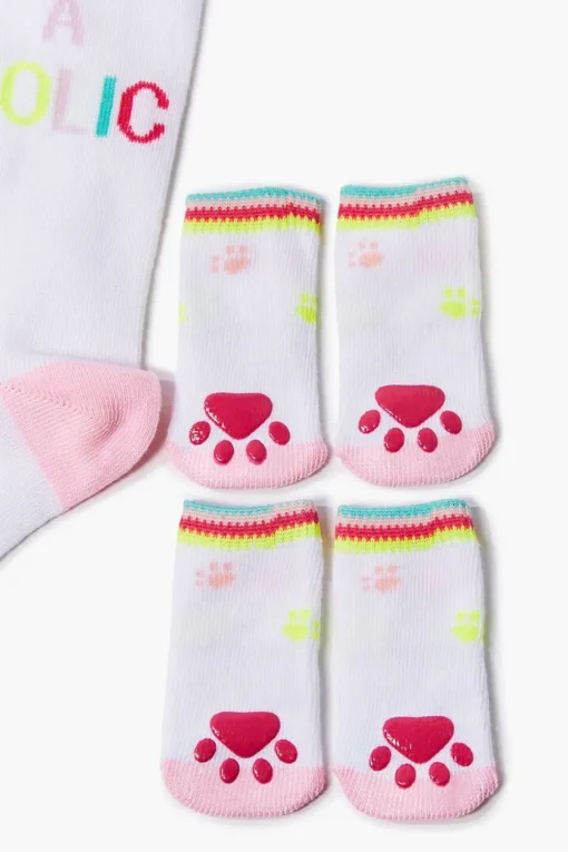 Crew Socks & Dog Socks Set