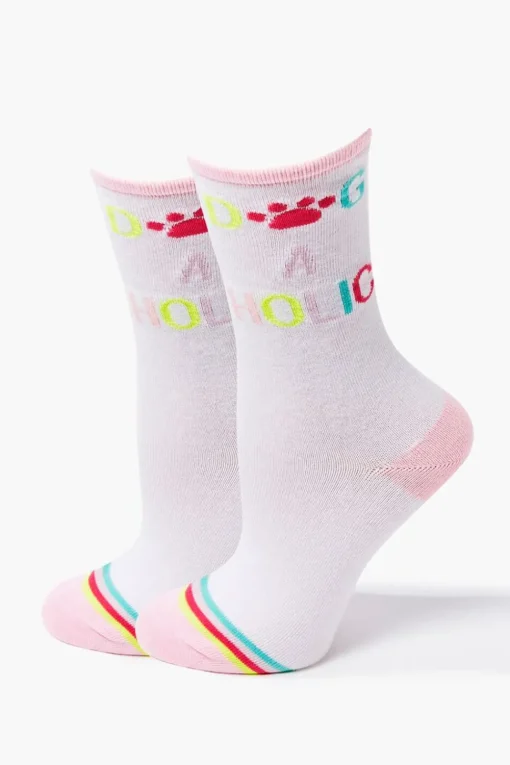 Crew Socks & Dog Socks Set