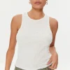 Crinkled Knit Tank Top