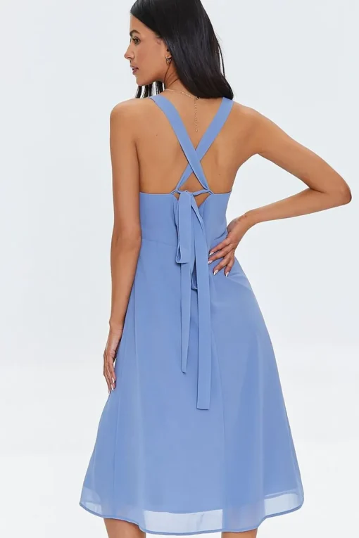 Crisscross Midi Dress