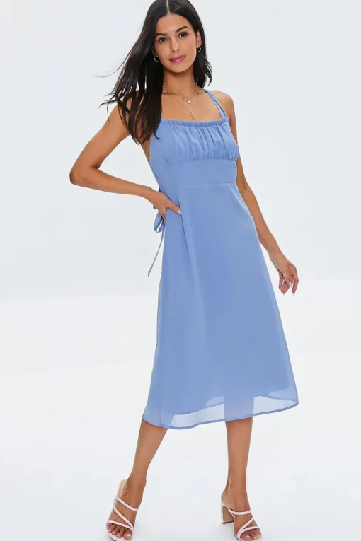 Crisscross Midi Dress