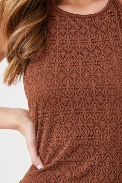 Crochet Halter Maxi Dress