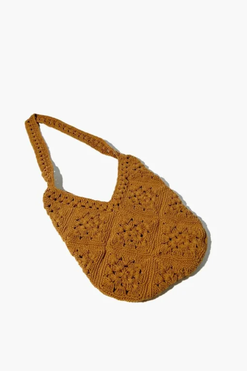 Crochet Knit Tote Bag