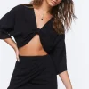 Crop Top & Mini Skirt Set