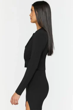 Cropped Blazer & Mini Skirt Set