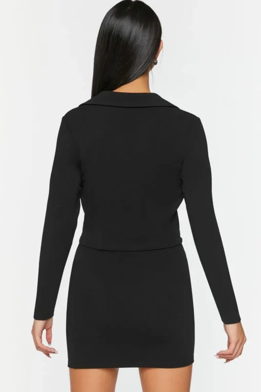 Cropped Blazer & Mini Skirt Set