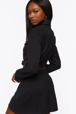 Cropped Blazer & Mini Skirt Set
