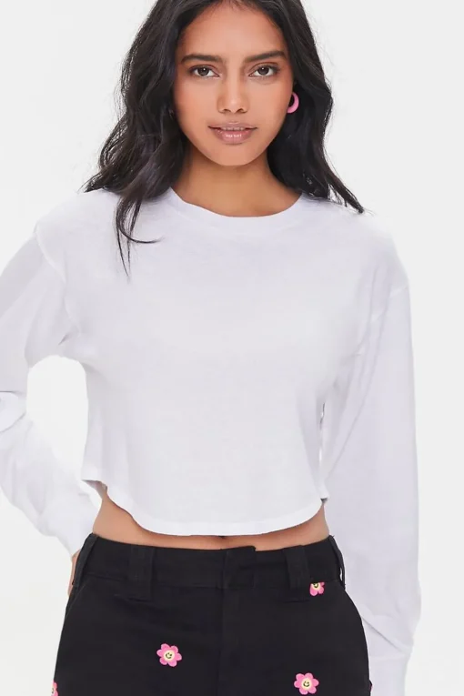 Cropped Crew Top