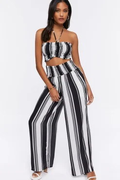 Cropped Halter Top & Pants Set