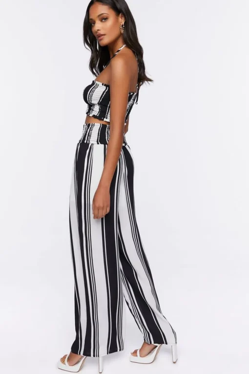 Cropped Halter Top & Pants Set