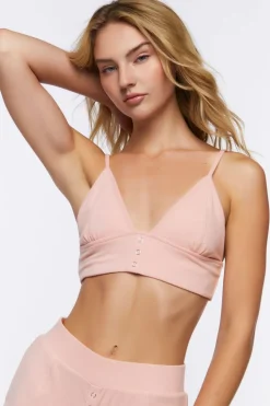 Cropped Rib-Knit Cami