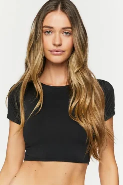 Cropped Short-Sleeve Tee