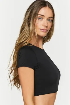 Cropped Short-Sleeve Tee