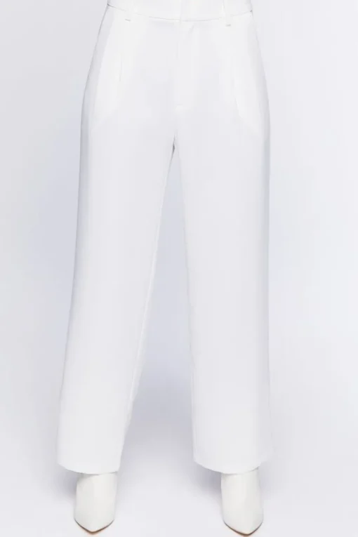Cropped Wide-Leg Trousers
