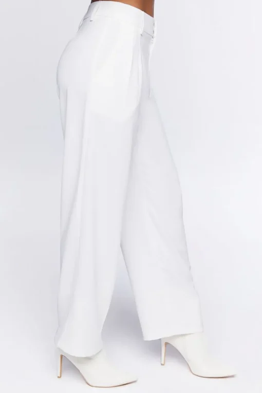 Cropped Wide-Leg Trousers