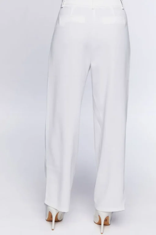 Cropped Wide-Leg Trousers