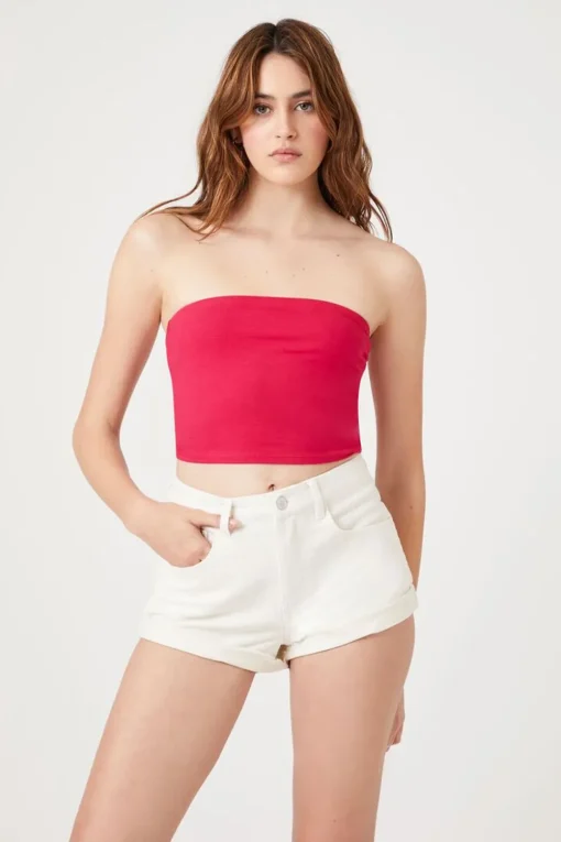 Cuffed Corduroy Shorts