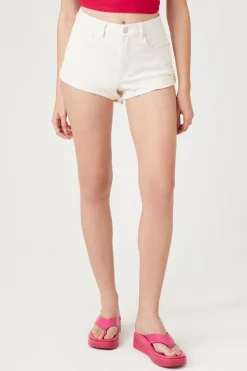 Cuffed Corduroy Shorts