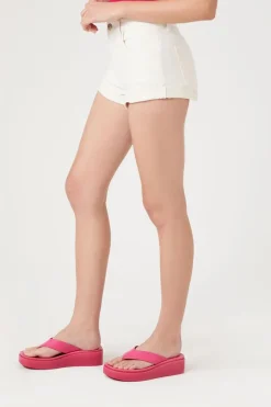 Cuffed Corduroy Shorts