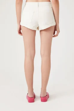 Cuffed Corduroy Shorts