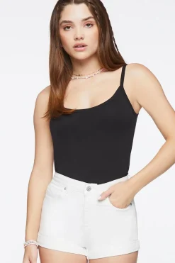 Curvy High-Rise Denim Shorts