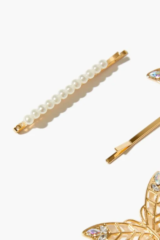 Cutout Butterfly Bobby Pin Set