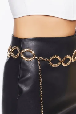 Cutout Chain Belt