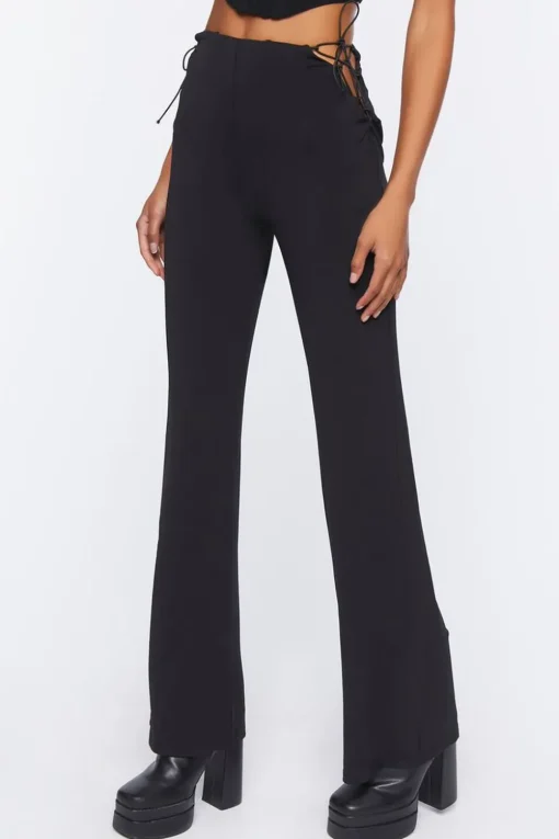 Cutout Drawstring Pants