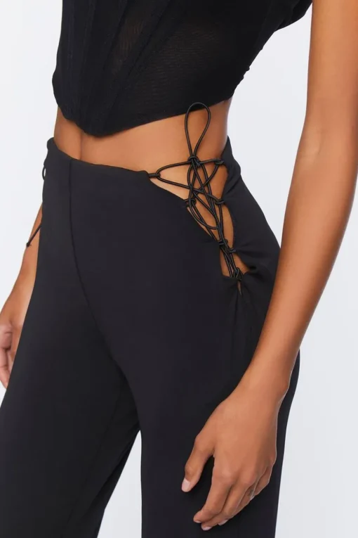 Cutout Drawstring Pants
