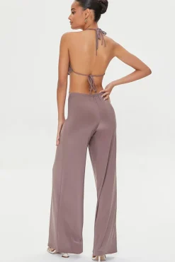 Cutout Halter Jumpsuit