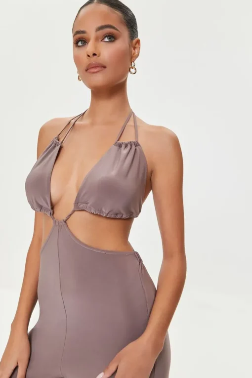 Cutout Halter Jumpsuit