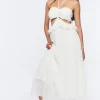 Cutout Halter Maxi Dress