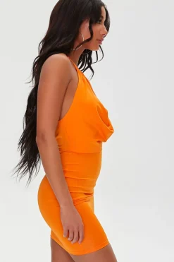 Cutout Halter Mini Dress