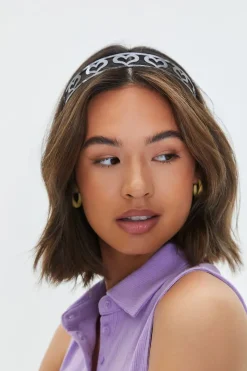 Cutout Heart Headband