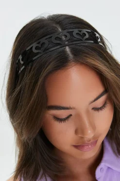 Cutout Heart Headband