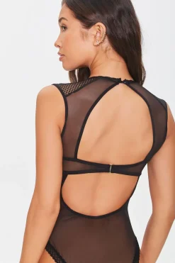 Cutout Lace Lingerie Bodysuit